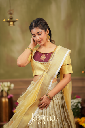 Dhaneshvari Art Silk Lehenga Set for Celebrations