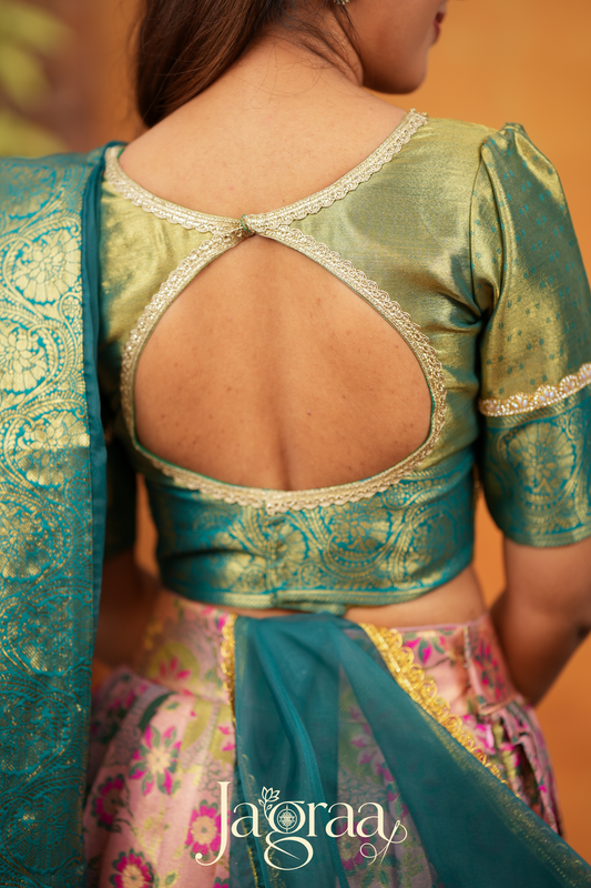 Eshveryprada Art Silk Lehenga Set For All Seasons