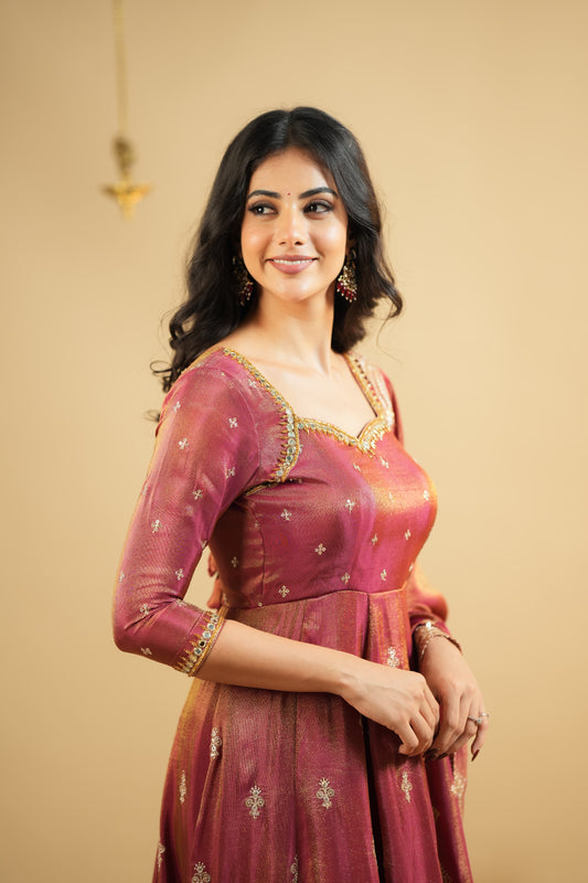 KRUSHNAVI COSMO SLIT ANARKALI SUIT SET