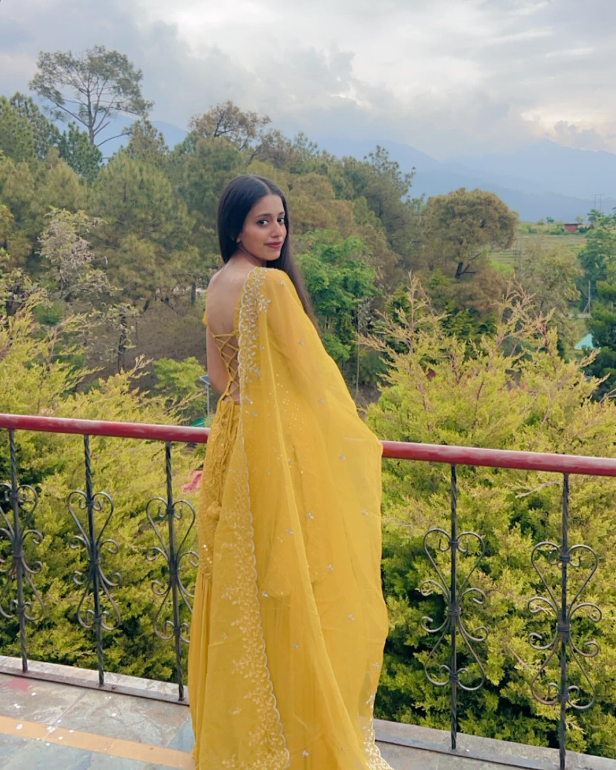Designer Mustard Yellow Mirror Work Sharara Set with Dupatta for Women | Haldi & Festive Wear by Jagraa