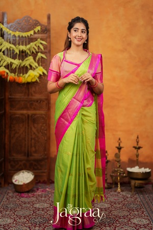 Radhasakhi Handloom Half Saree For Festive Charm