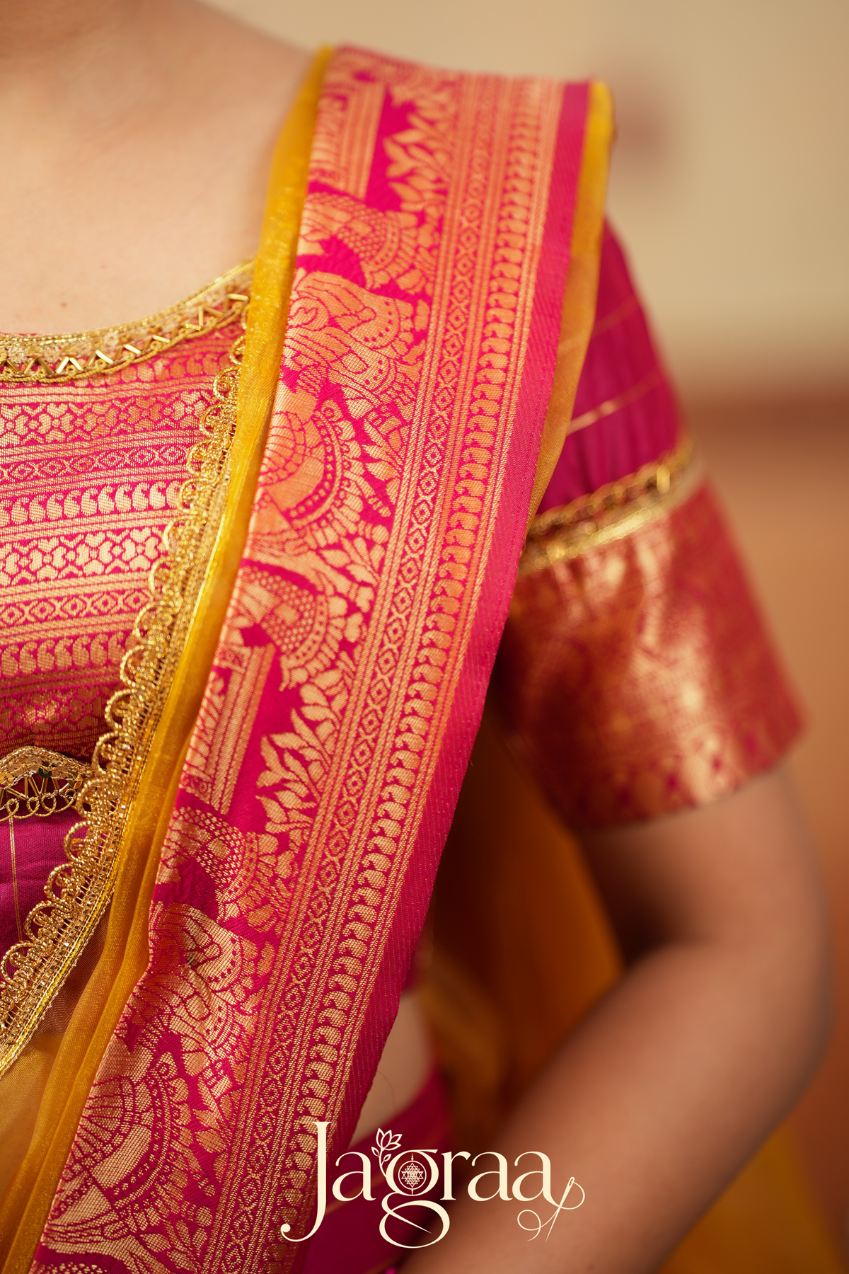 Sumana Bridal Wear Silk Panelled Lehenga Set