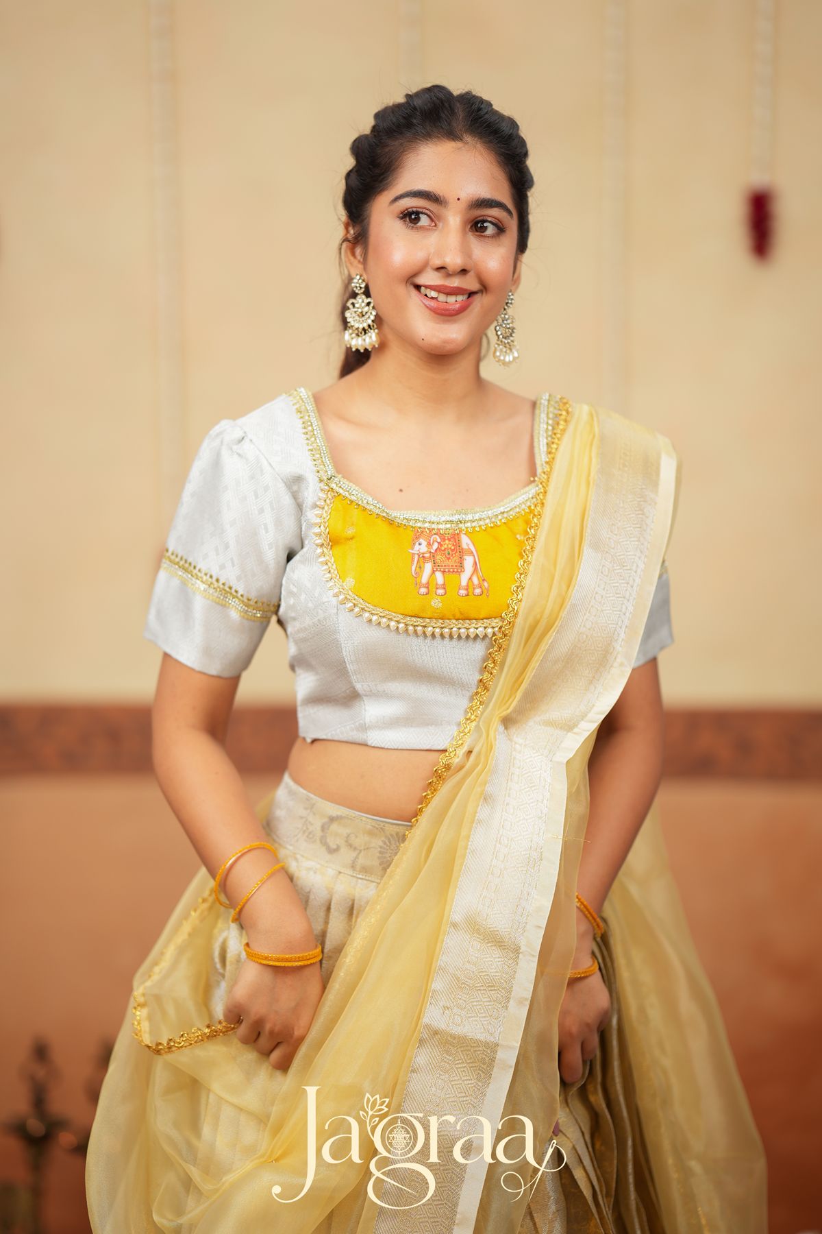 Vijaylaxmi Silk Silver Lehenga Set for Stylish Celebrations