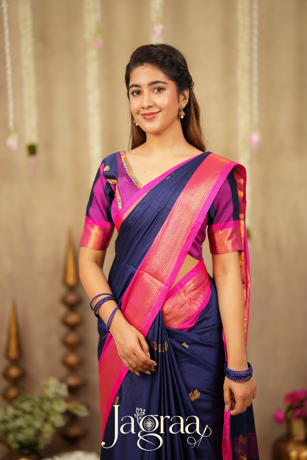 Dhanlaxmi 2-In-1 Half Saree with Best Handwork