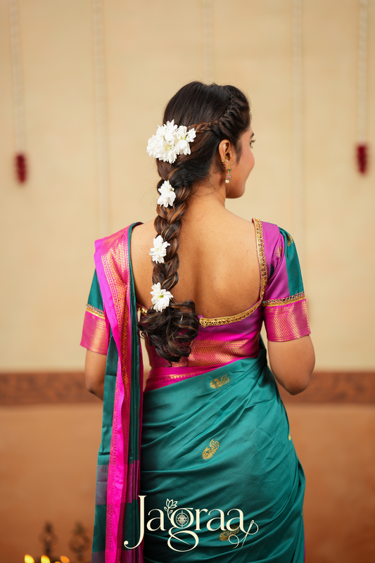 Kalyani 2-in-1 Half Saree, Lehenga with Blouse Set