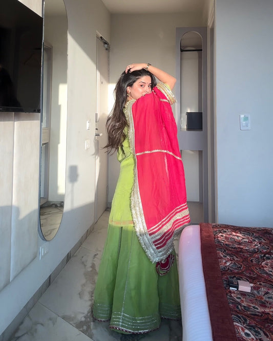 Khwahish Neon Color Designer Sharara Set