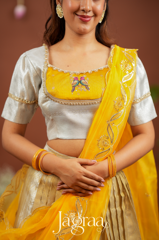 Pagna | Designer Ethnic Silk Lehenga Set For Festival Wear