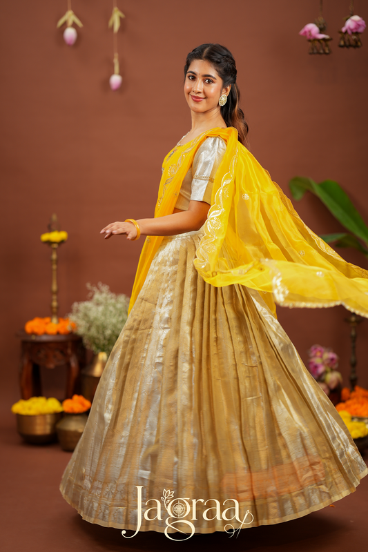 Pagna | Designer Ethnic Silk Lehenga Set For Festival Wear