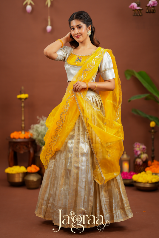 Pagna | Designer Ethnic Silk Lehenga Set For Festival Wear