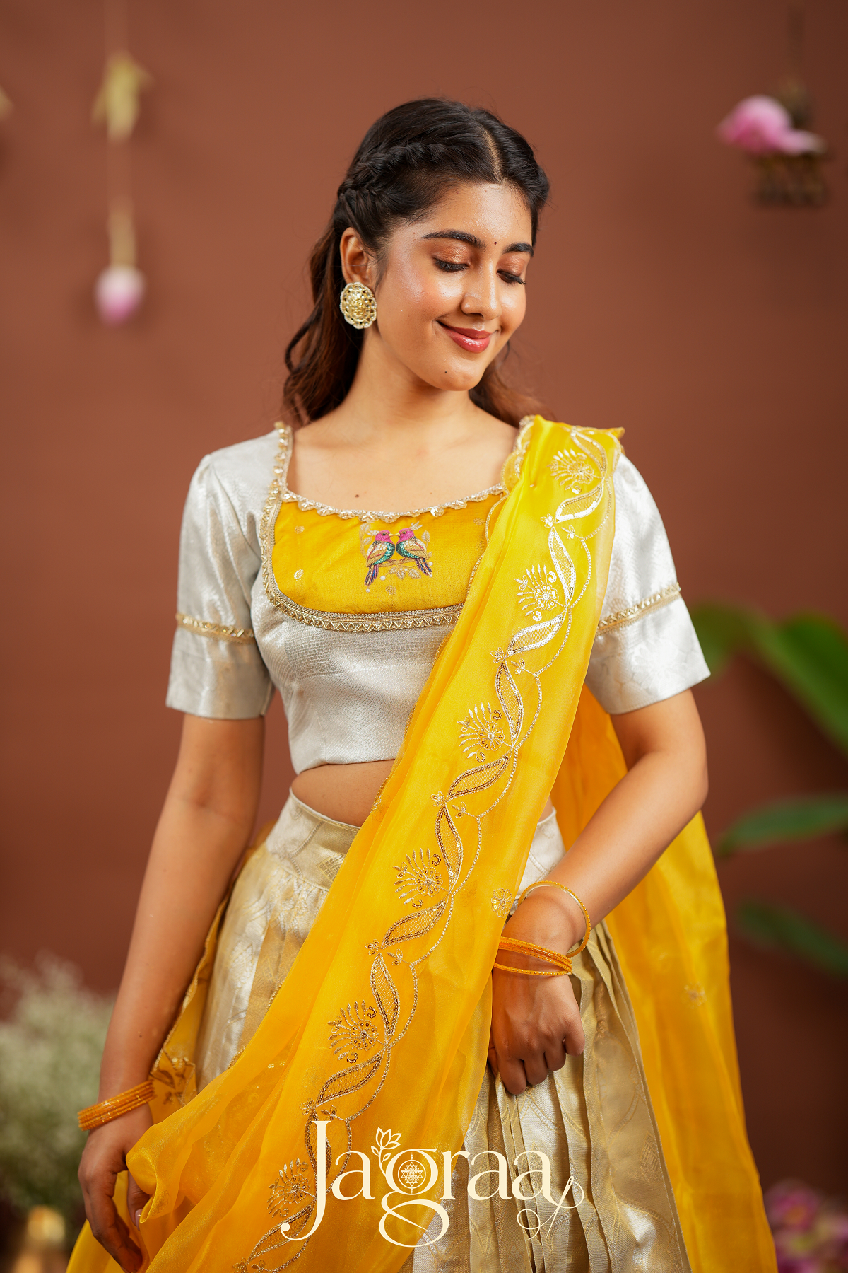 Pagna | Designer Ethnic Silk Lehenga Set For Festival Wear