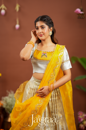 Pagna | Designer Ethnic Silk Lehenga Set For Festival Wear