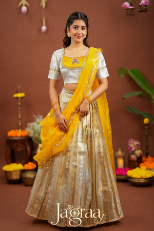 Pagna | Designer Ethnic Silk Lehenga Set For Festival Wear